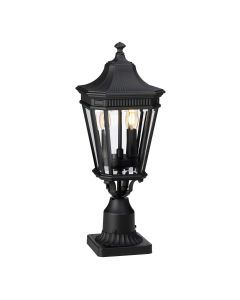 Cotswold Lane 2 Light Medium Pedestal - Black