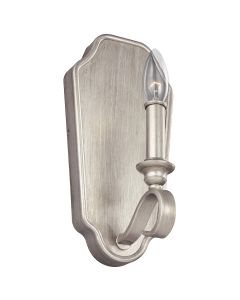 DeWitt 1 Light Wall Light - Sunrise Silver