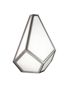 Diamond 1 Wall Light - Polished Nickel