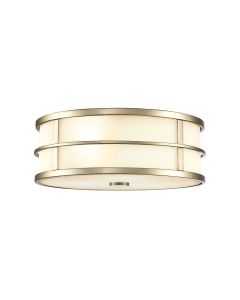 Fusion 3 Light Flush - Painted Natural Brass