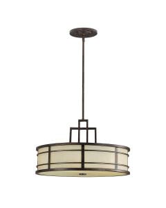 Fusion 3 Light Pendant - Grecian Bronze