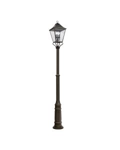 Galena 4 Light Lamp Post - Sable