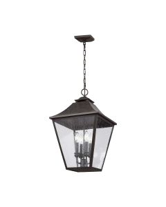 Galena 4 Light Chain Lantern - Sable