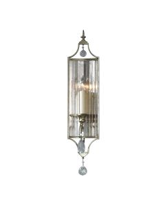 Gianna 1 Light Wall Light - Gilded Silver