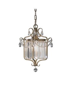 Gianna 1 Light Pendant - Gilded Silver