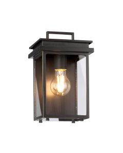 Glenview 1 Light Small Wall Lantern - Antique Bronze