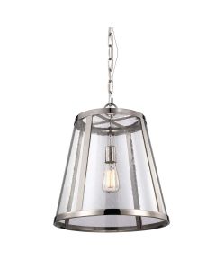 Harrow 1 Light Medium Pendant - Polished Nickel