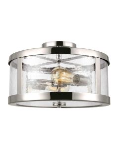 Harrow 2 Light Semi-Flush - Polished Nickel