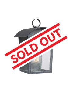 Hodges 1 Light Small Wall Lantern - Ash Black