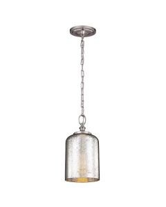 Hounslow 1 Light Mini Pendant - Brushed Steel