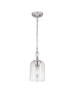 Hounslow 1 Light Pendant Polished Nickel - Polished Nickel