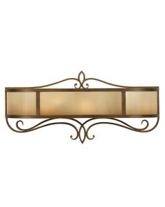 Justine 2 Light Wall Light - Horizontal - Astral Bronze