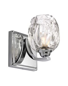 Kalli 1 Light Wall Light - Polished Chrome