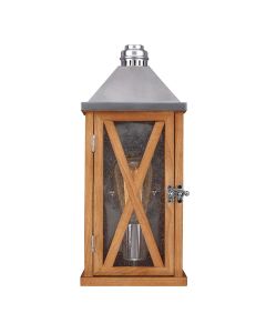 Lumiere 1 Light Wall Light - Natural Oak