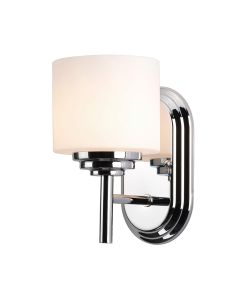 Malibu 1 Light Wall Light - Polished Chrome