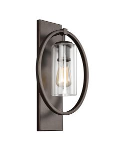 Marlena 1 Light Wall Light - Antique Bronze