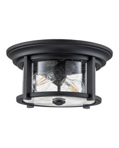 Merrill 2 Light Flush - Black