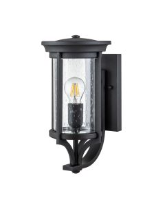 Merrill 1 Light Small Wall Lantern - Black