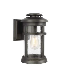 Newport 1 Light Medium Wall Lantern - Antique Bronze