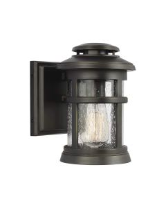Newport 1 Light Small Wall Lantern - Antique Bronze