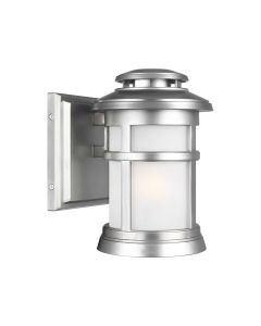 Newport 1 Light Small Wall Lantern - Painted Brushed Steel