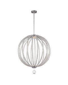 Oberlin Large LED Pendant - Satin Nickel