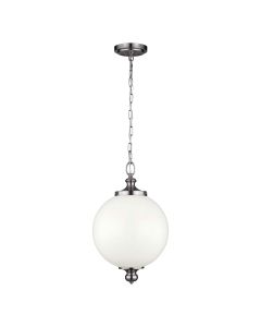 Parkman 1 Light Large Pendant - Polished Nickel