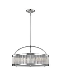 Paulson 6 Light Pendant - Chrome