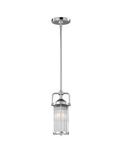 Paulson 2 Light Mini Pendant - Chrome