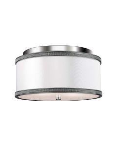 Pave 2 Light Flush - Polished Nickel
