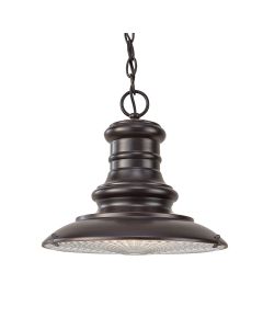 Redding Station 1 Light Medium Chain Lantern - Restoration Bronze