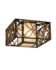 Remy 2 Light Flush - Heritage Bronze / Parissiene Gold