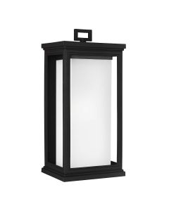 Roscoe 1 Light Large Wall Lantern - Textured Black