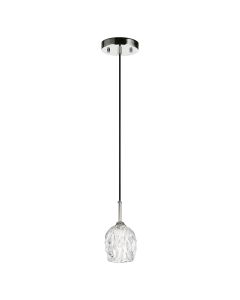 Rubin 1 Light Mini Pendant - Polished Nickel