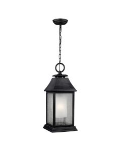 Shepherd 1 Light Large Chain Lantern - Dark Weathered Zinc