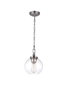 Tabby 1 Light Mini Pendant - Polished Nickel