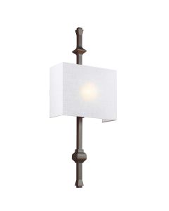 Teva 1 Light Wall Light - Antique Bronze