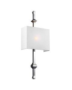 Teva 1 Light Wall Light - Polished Nickel