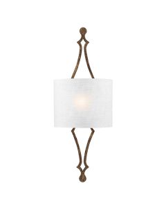 Tilling 1 Light Wall Light - Distressed Gold leaf