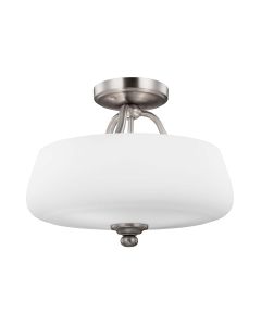 Vintner 3 Light Semi-Flush - Satin Nickel