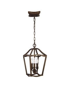 Yarmouth 3 Light Pendant - Painted Aged Brass