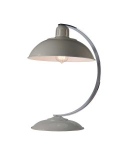 Franklin 1 Light Desk Lamp - Tarpaulin Grey with Grey Shade