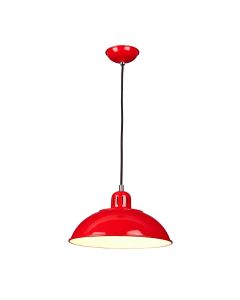Franklin 1 Light Pendant - Red