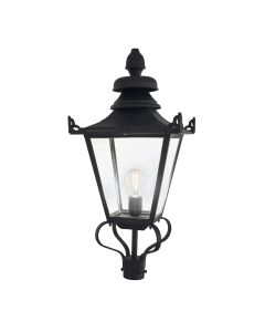 Grampian 1 Light Lamp Head Only - Black