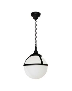 Glenbeigh 1 Light Chain Lantern - Black