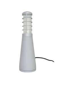 Beta Aluminium 4-Ring Bollard - Matt Silver