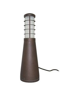 Beta Aluminium 4-Ring Bollard - Aged Iron