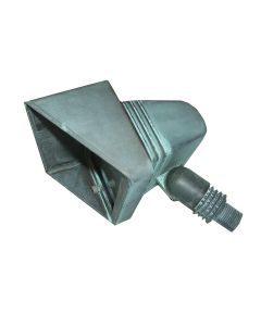 Bronze Floodlight Fitting - Verdigris