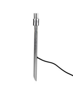 Ambleside 1 x 12V ambient light and spike with 1m cable - Anodised Aluminium