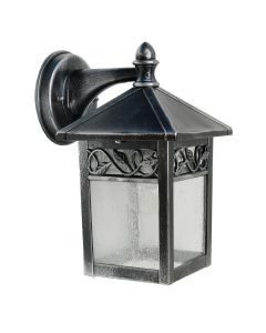 Winchcombe 1 Light Wall Lantern - Black / Silver